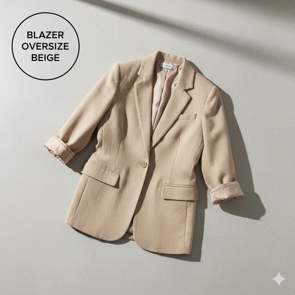 Blazer Oversize Beige